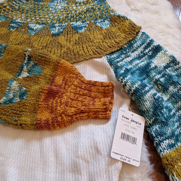 Free People swit the small stuff knit sweater top - Picture 6 of 7